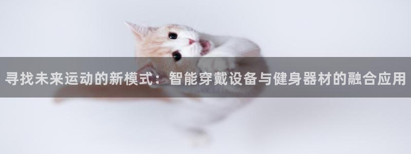 征途国际官方：寻找未来运动的新模式：智能穿戴设备与健身器材的